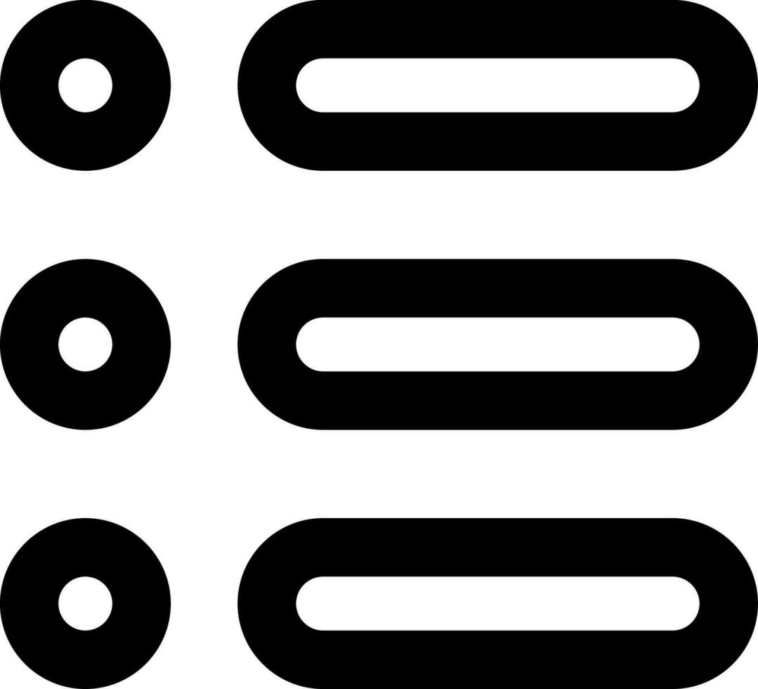 More or menu button icon or symbol. vector