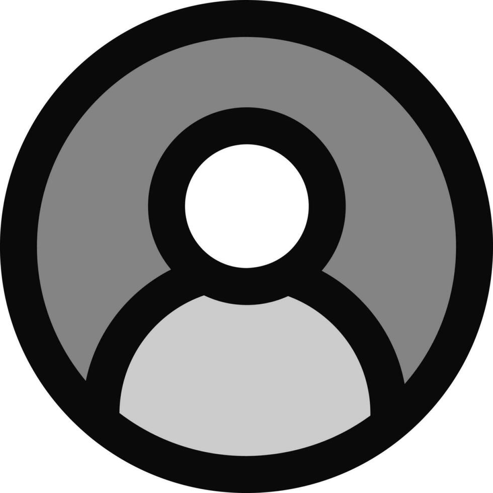 Vector illustration of User icon.