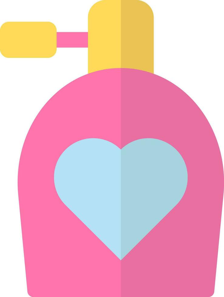 Vector illustration of loving spray bottle icon.