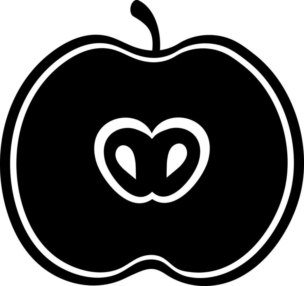 ilustración de un manzana. vector