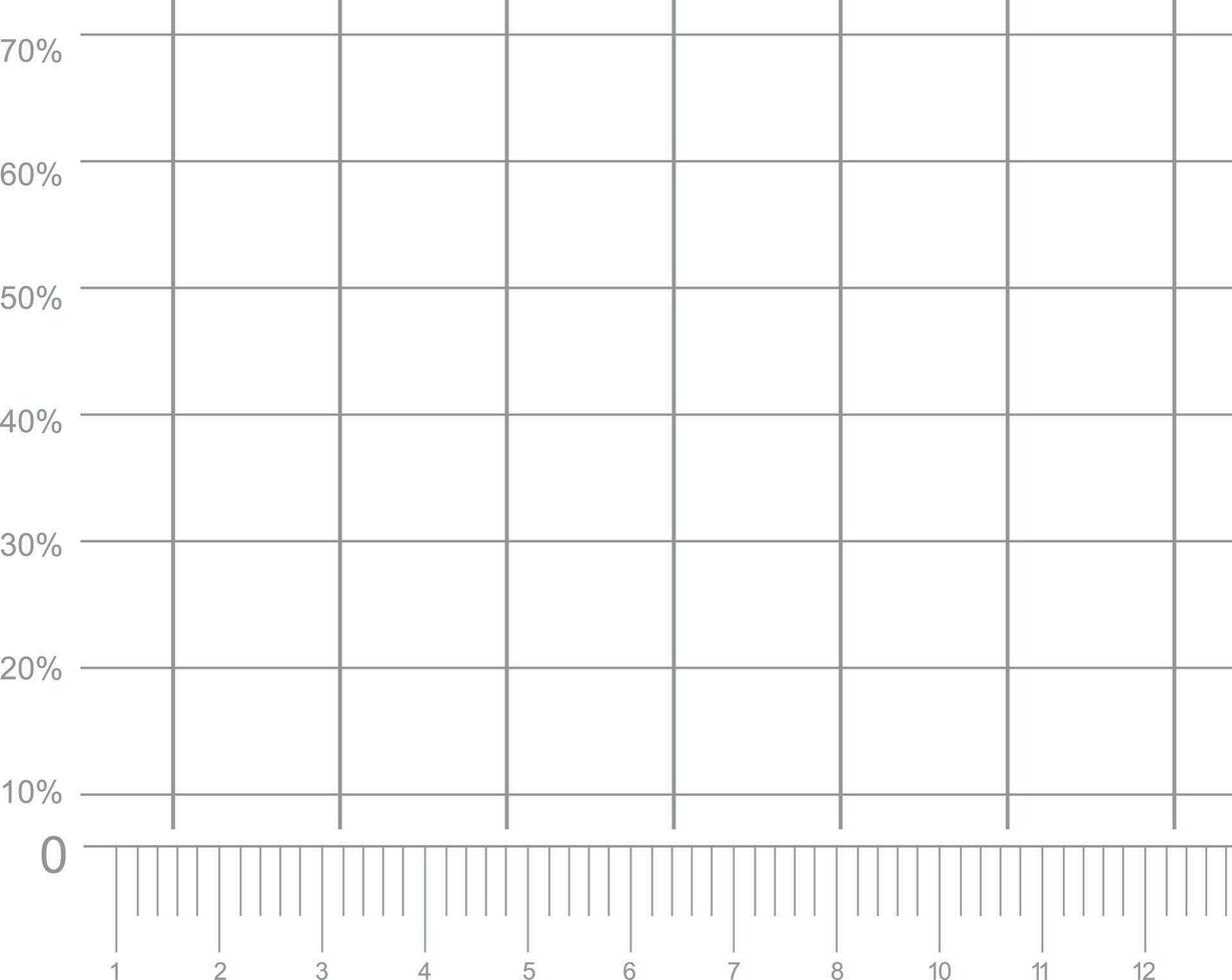 Illustration of graph paper. vector