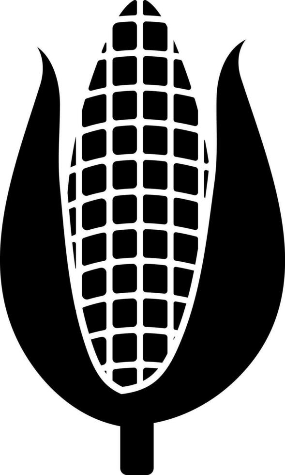 Corn sign or symbol in flat style. vector