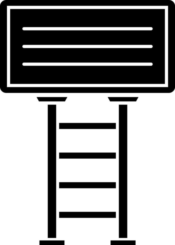 Advertising board sign or symbol. vector