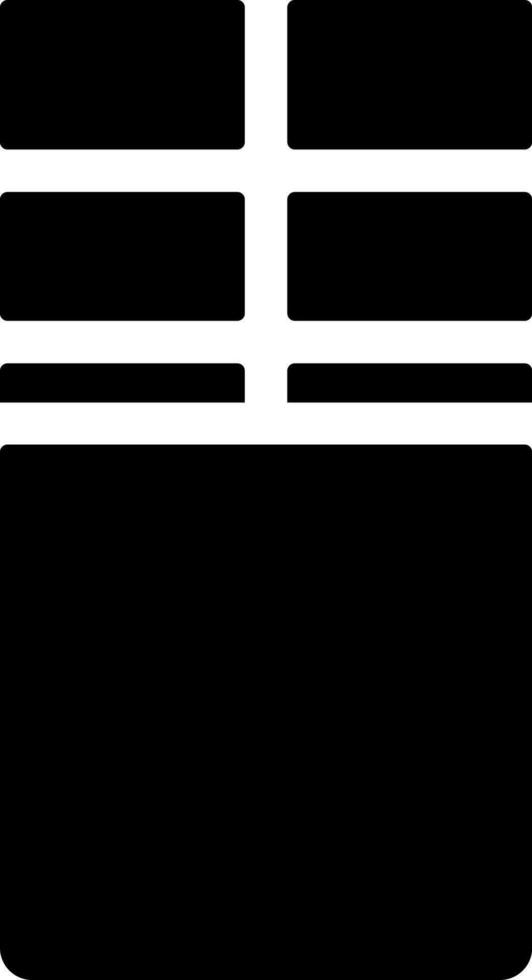 Illustration of chocolate icon in Black and White color. 24293870