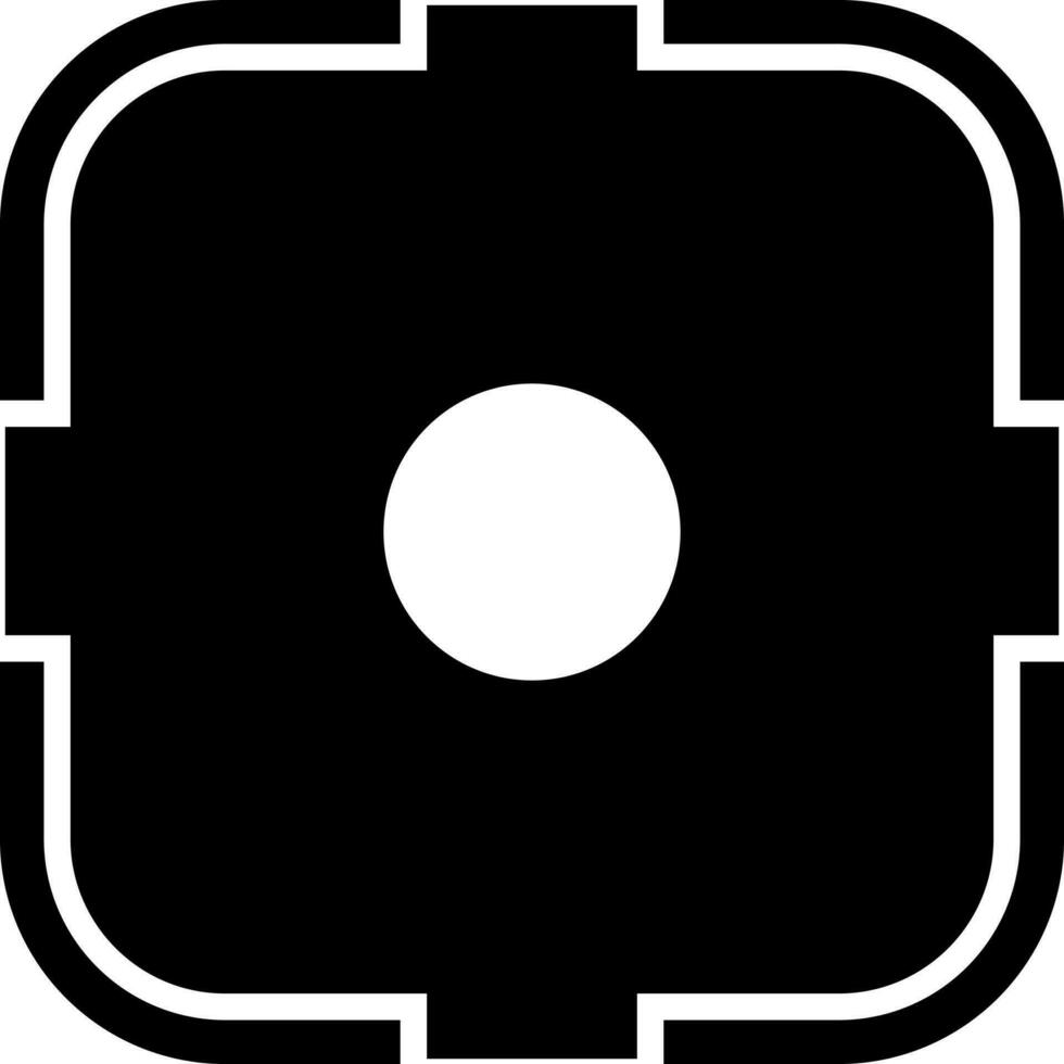 Camera focus icon or symbol. vector