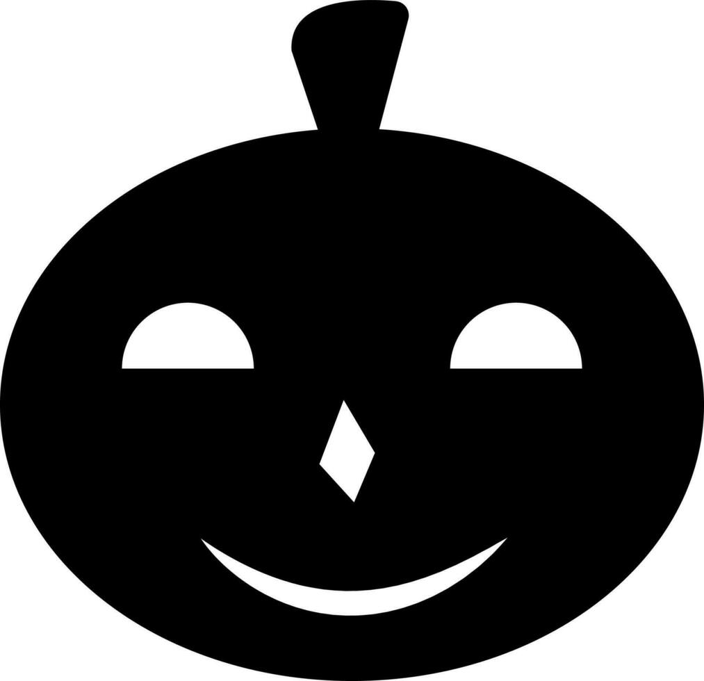 Flat illustration of Pumpkin. vector