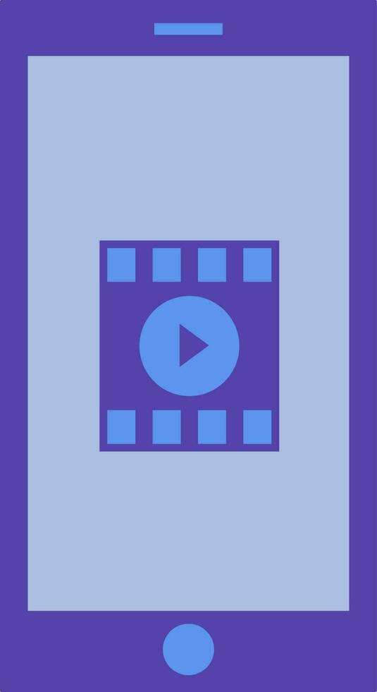 vídeo icono con pantalla en aislado. vector