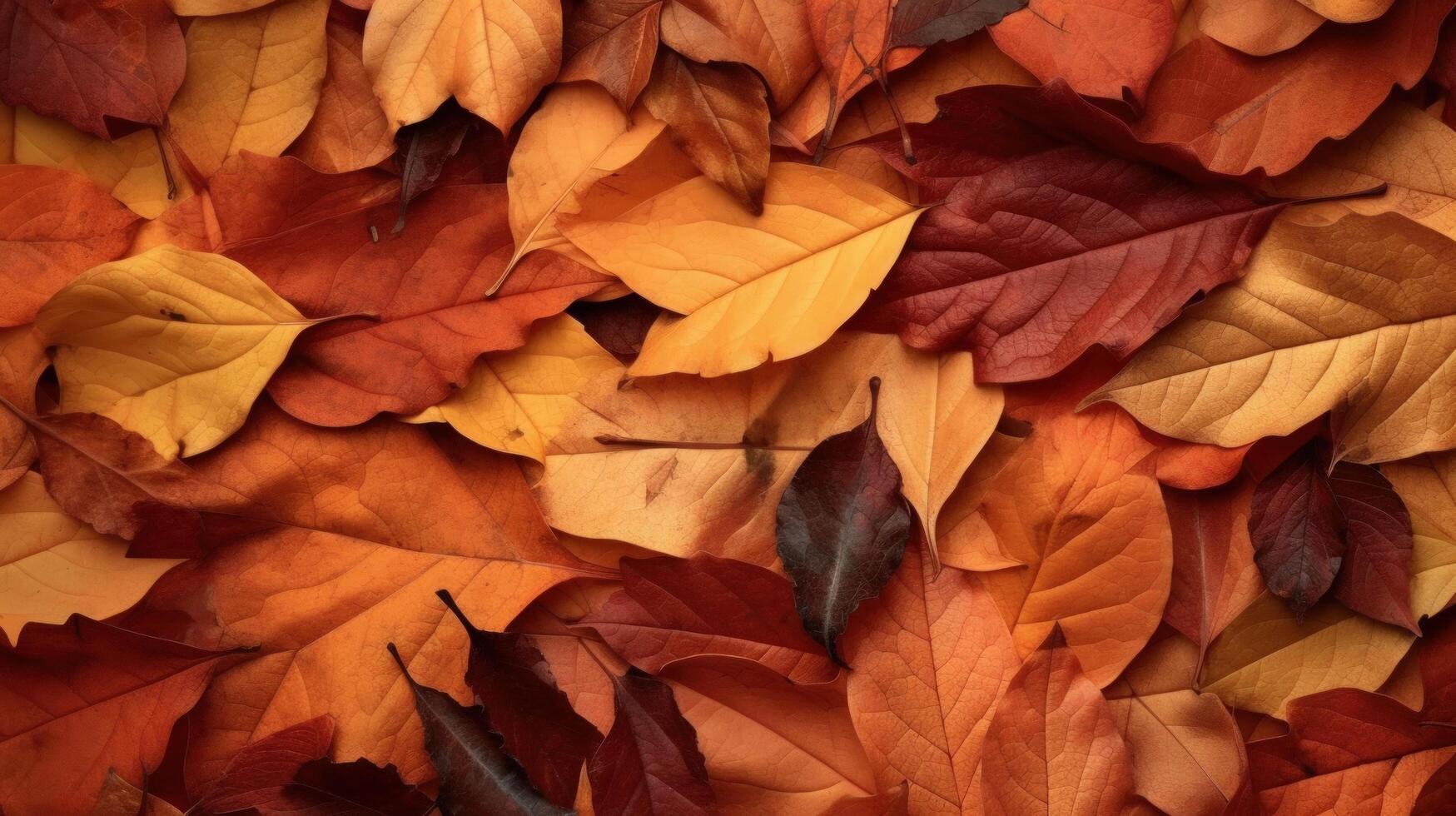 Autumn falling leaves background. Illustration photo