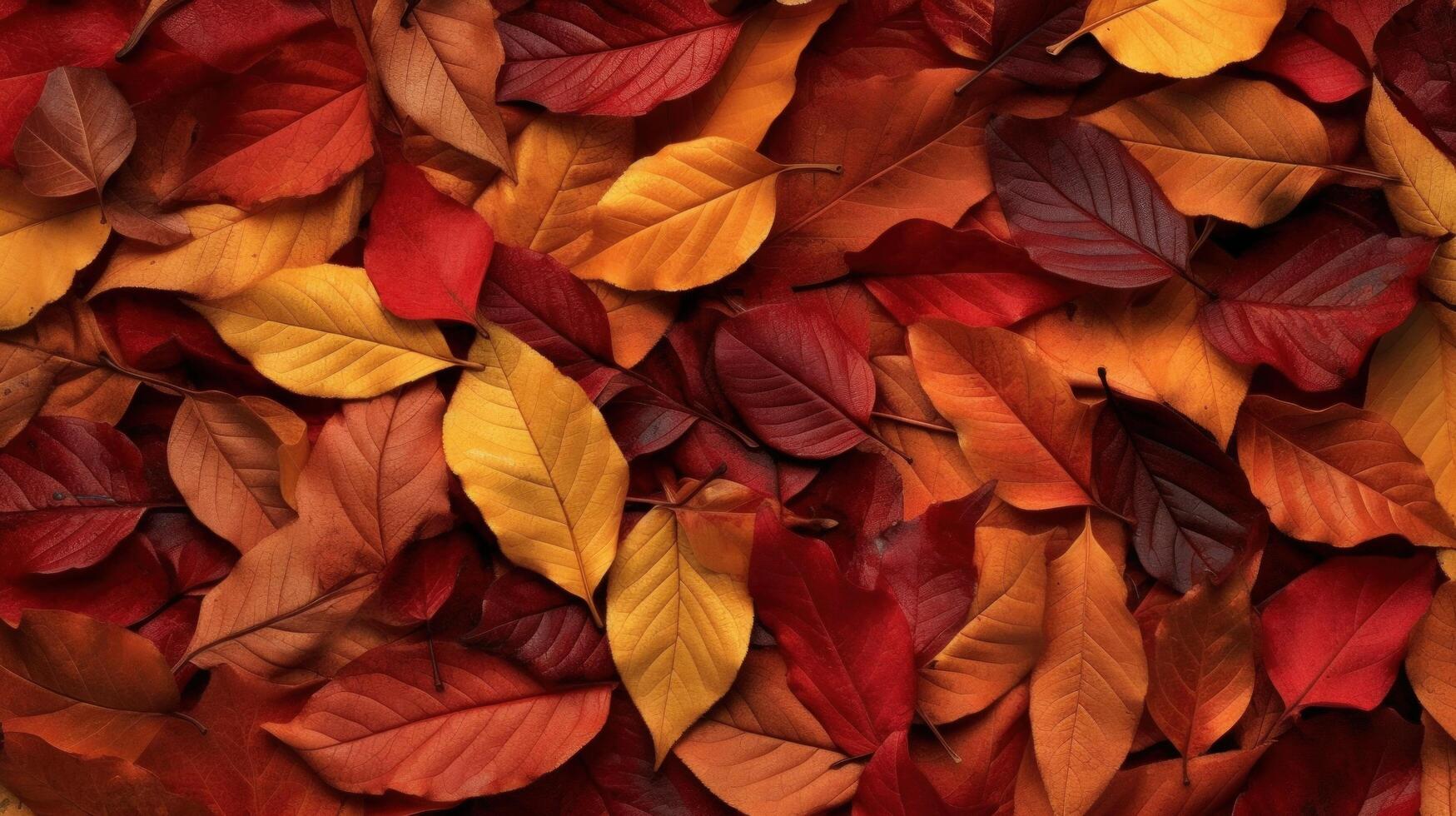 Autumn falling leaves background. Illustration photo