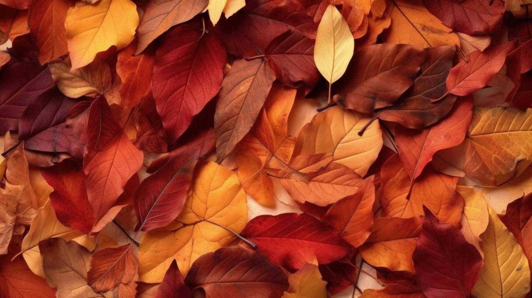 Autumn falling leaves background. Illustration photo