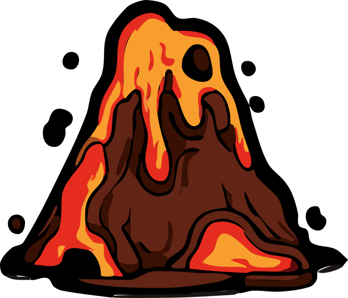 volcan png graphique clipart conception