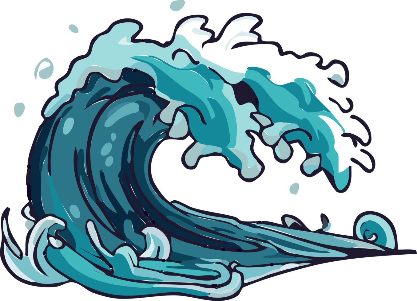 tsunami png grafico clipart design