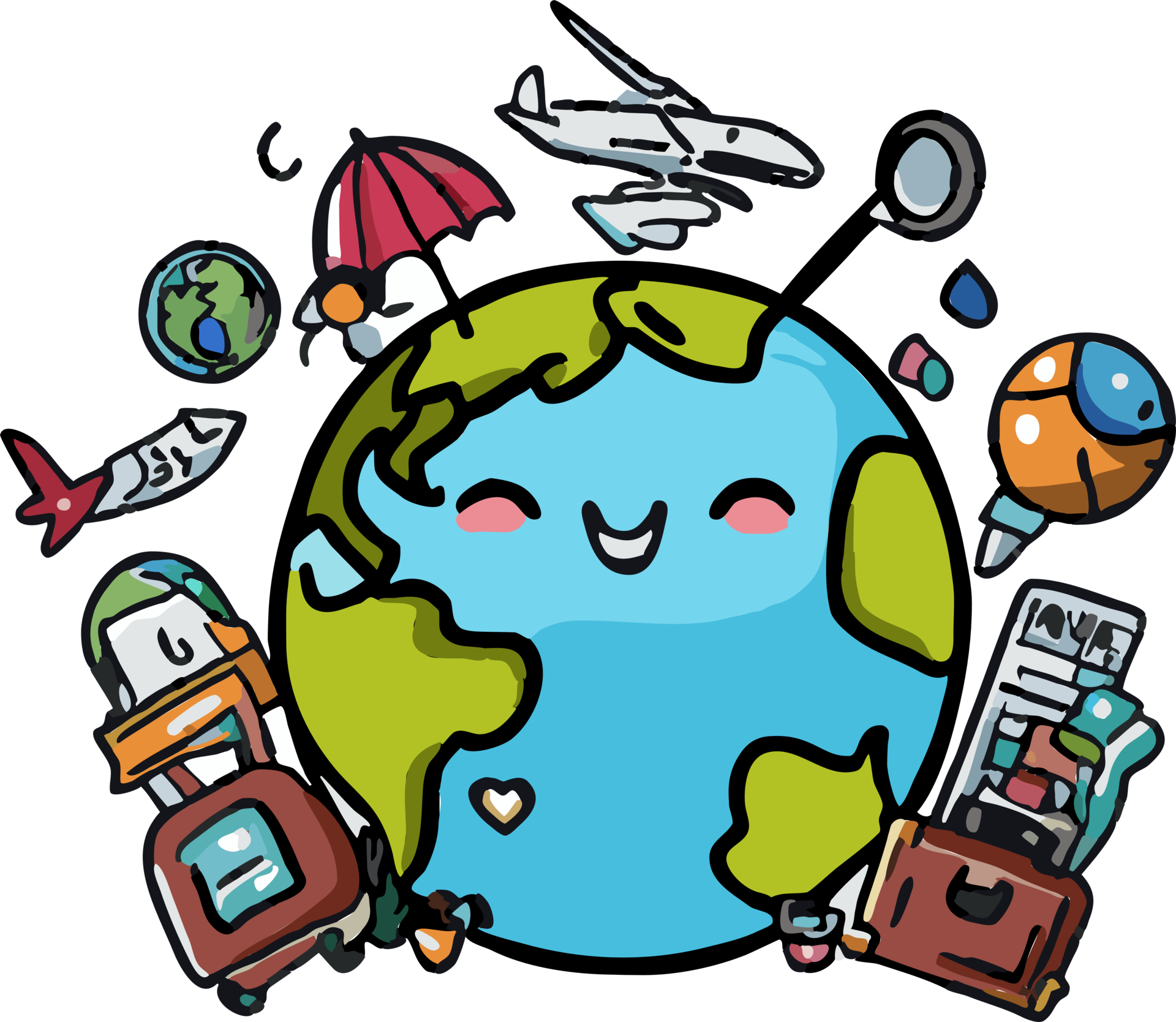 World travel png graphic clipart design 24295589 PNG