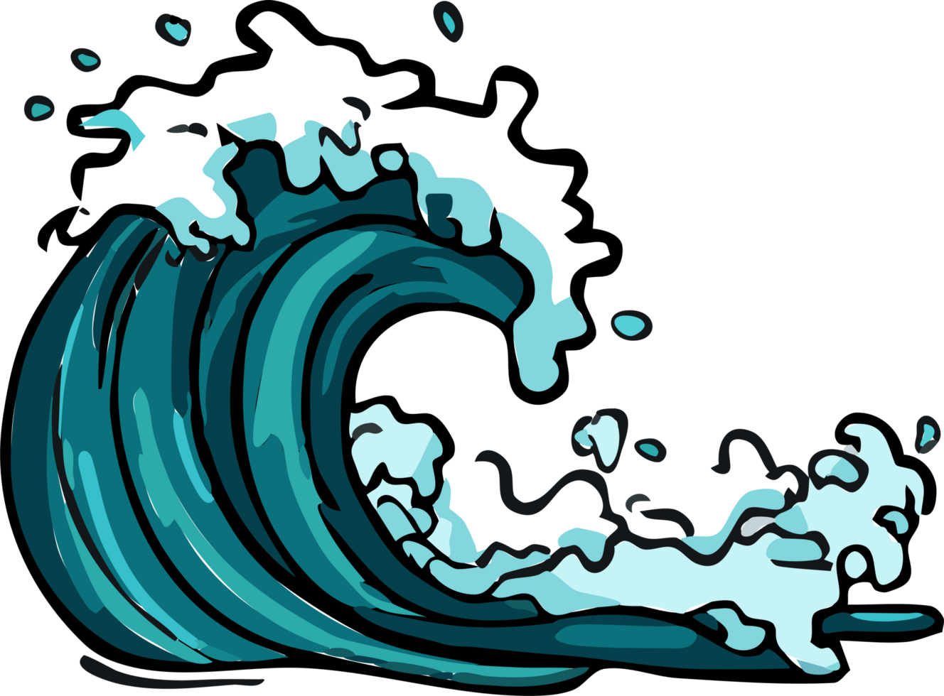 tsunami png grafico clipart design