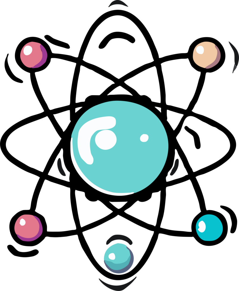 Atom png graphic clipart design