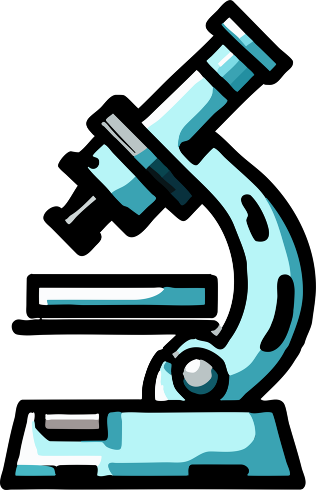 Microscope png graphic clipart design