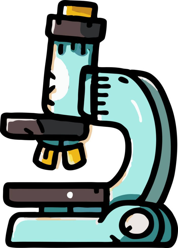 Microscope png graphic clipart design