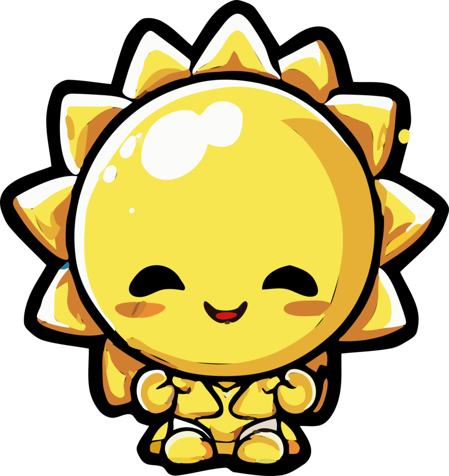 Sunny png graphic clipart design