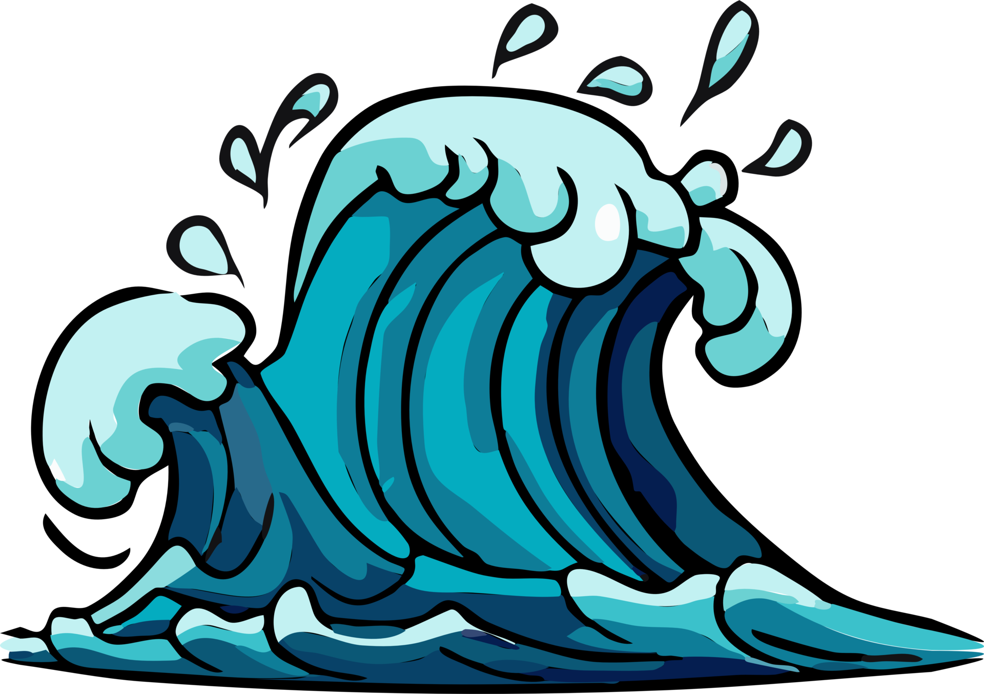 Tsunami in video
