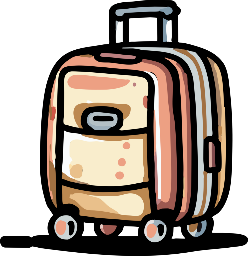 luggage png graphic clipart design