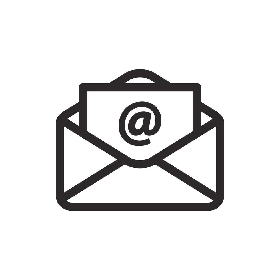 mail icon vector design illustration 24295859 Vector Art at Vecteezy