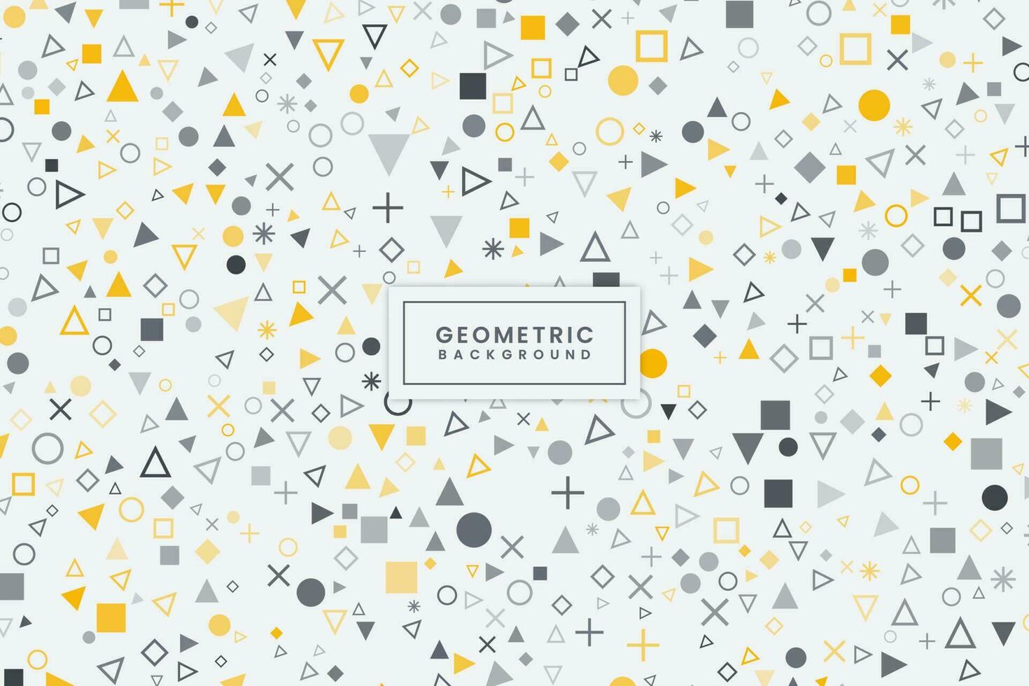Flat Modern Geometric Background Design vector