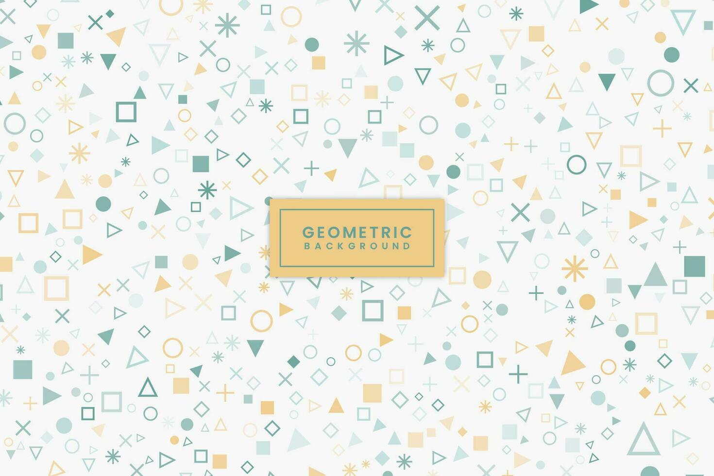 Flat Modern Geometric Background Design vector