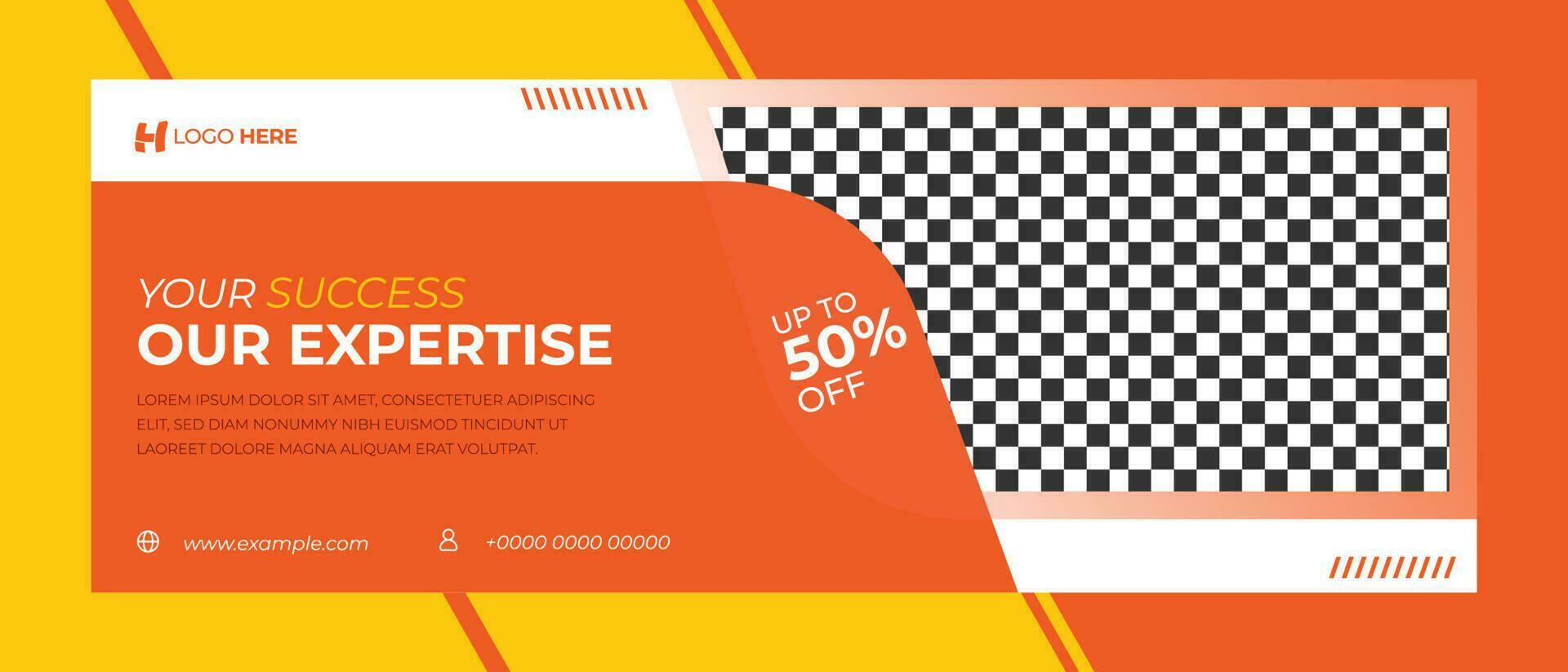 Creative modern Digital Marketing Agency cover banner Template vector