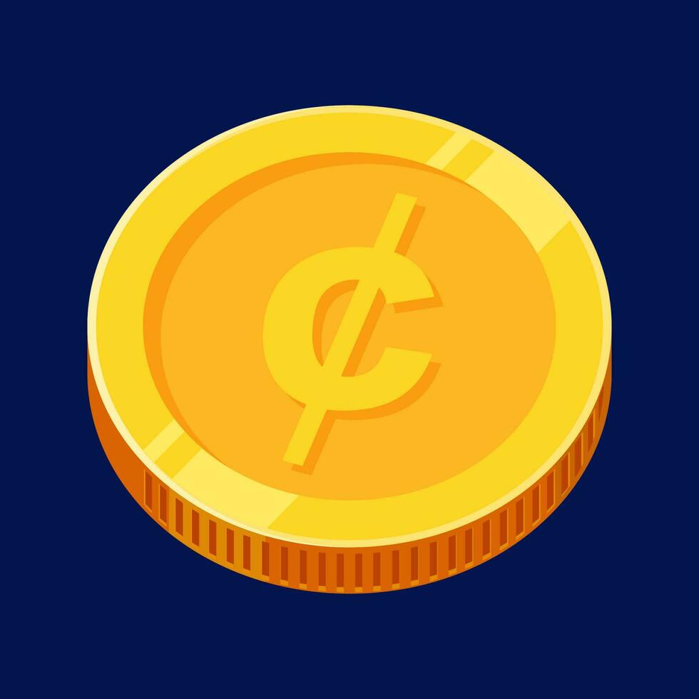 Cent Coin Gold Dollar Money Cent Vector