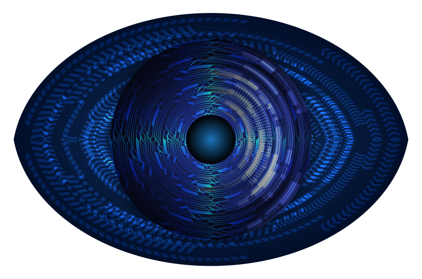 Modern Technology Eye Crop-out png