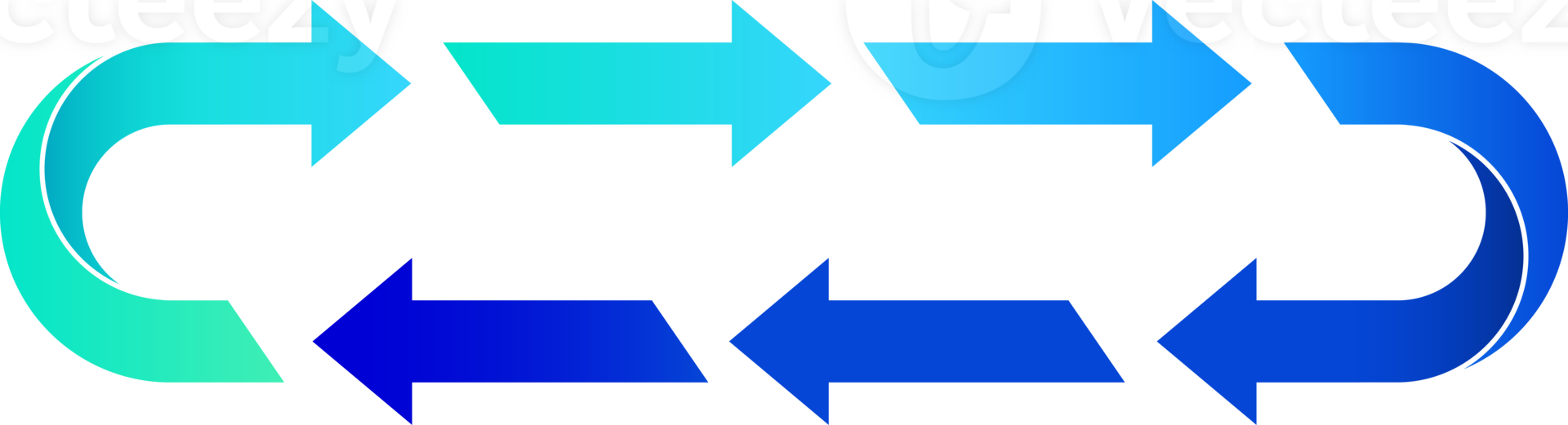 6 Process Flow Diagram Infographic png