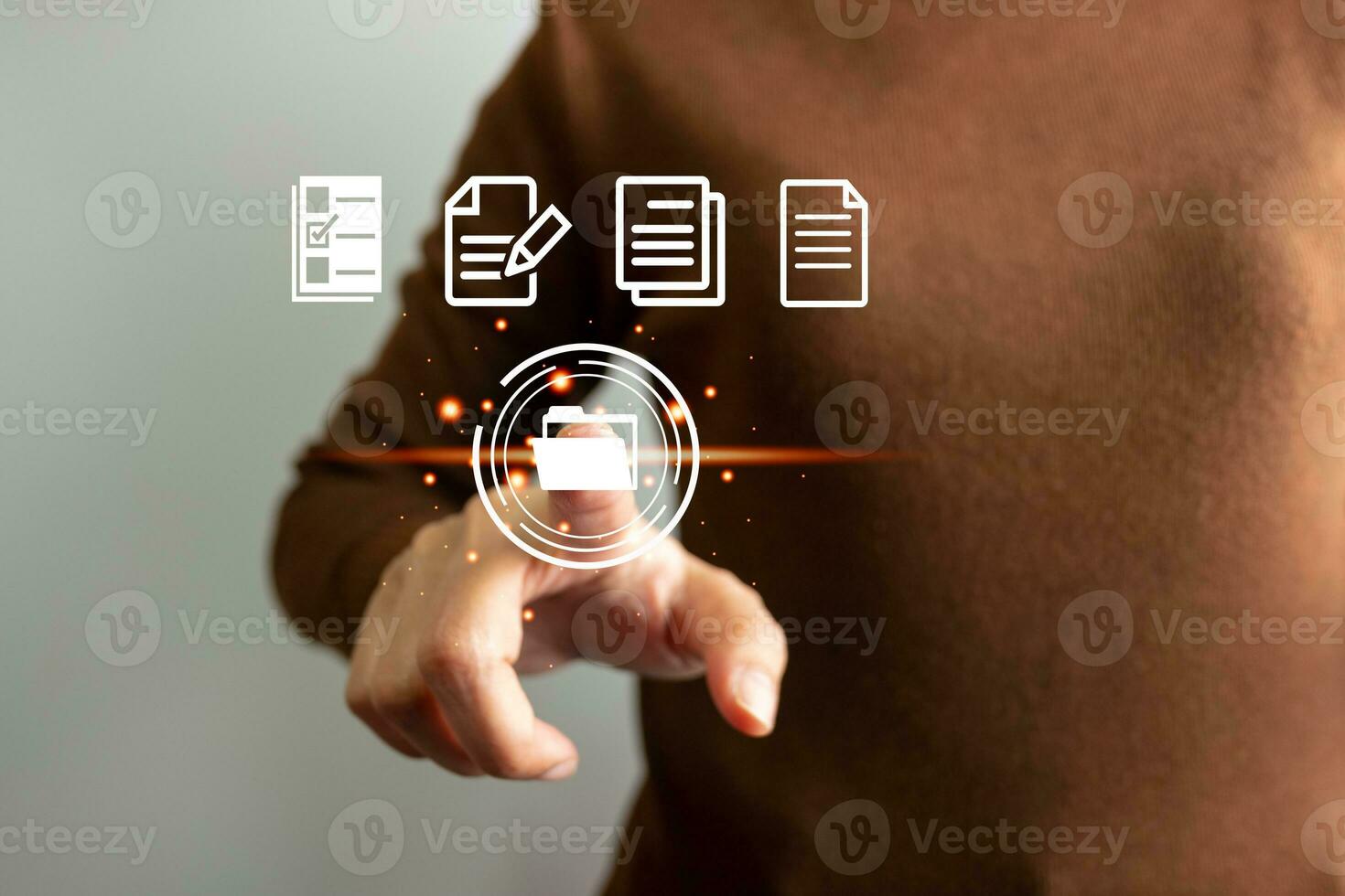 sistema de gestión de documentos, gestión de bases de datos de documentos en línea, organización de documentos organizados, procesos automatizados para gestionar archivos, erp empresarial eficiente, tecnología empresarial. foto