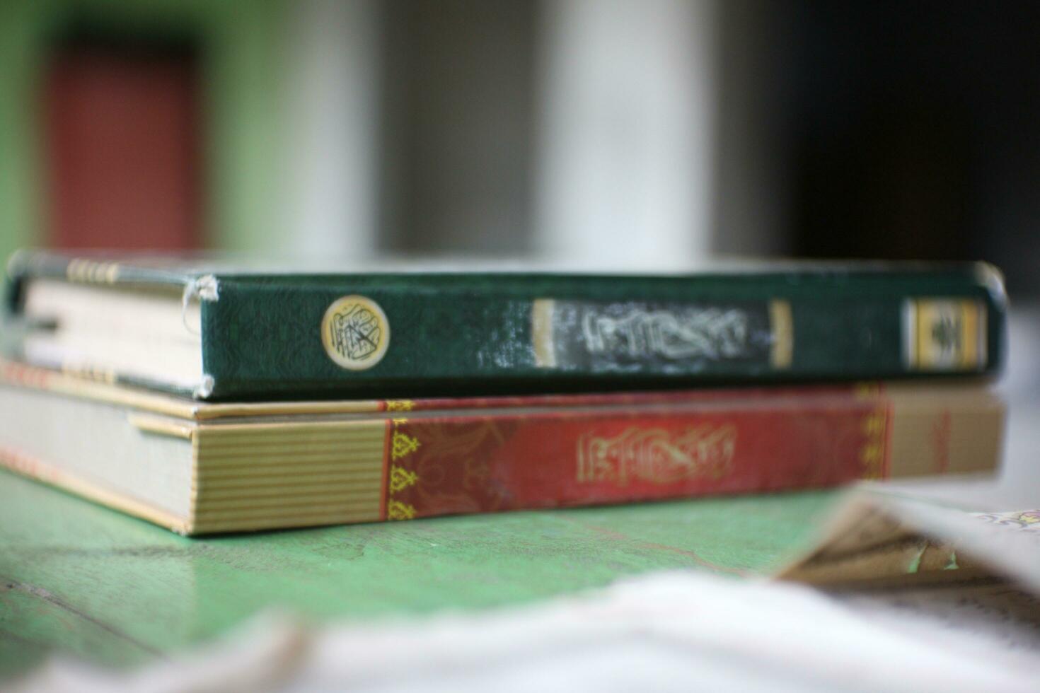 magelang,indonesia.05-21-2023.Al-Quran is used every day to read. photo