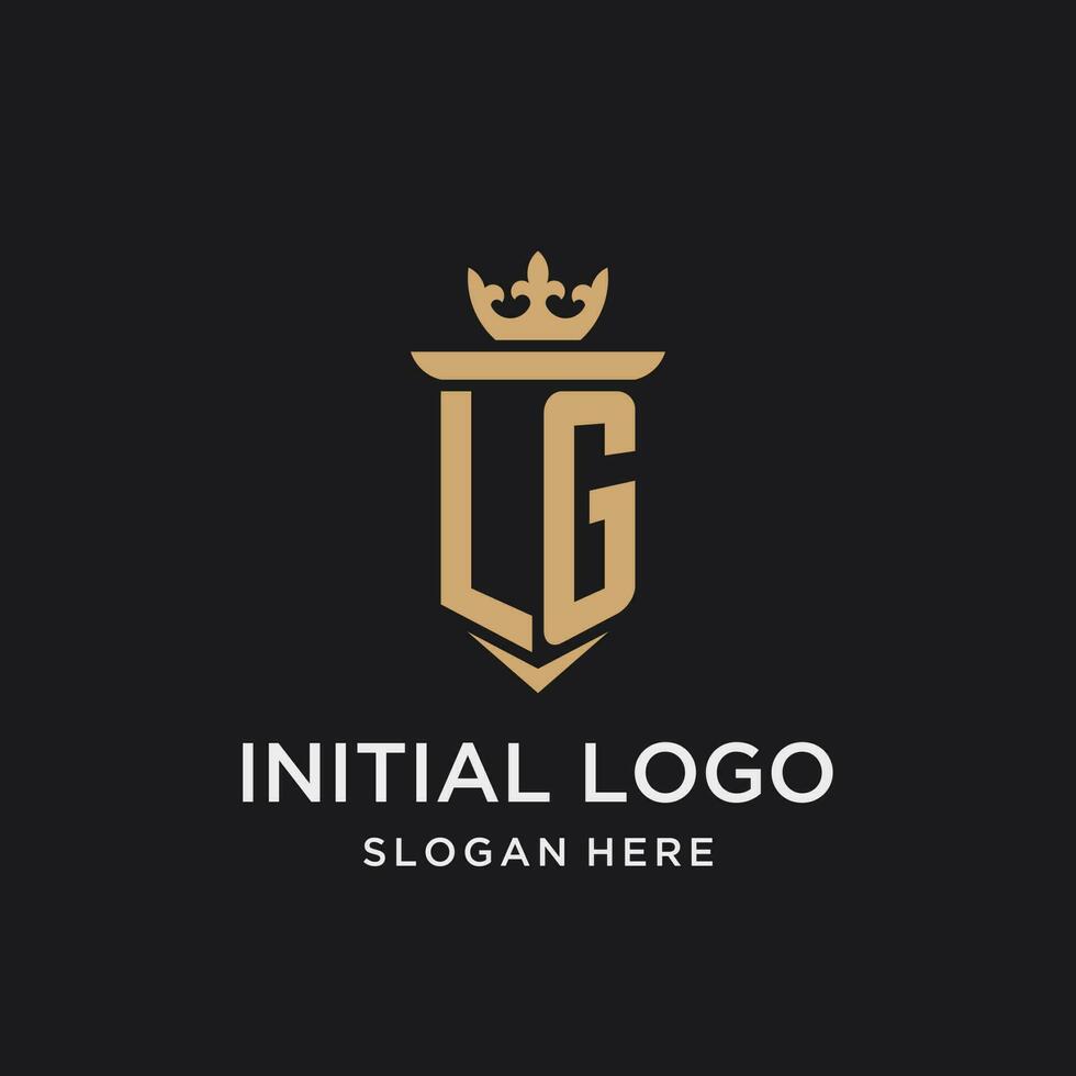 Initial GM logo shield crown style, luxury elegant monogram logo design  7936857 Vector Art at Vecteezy