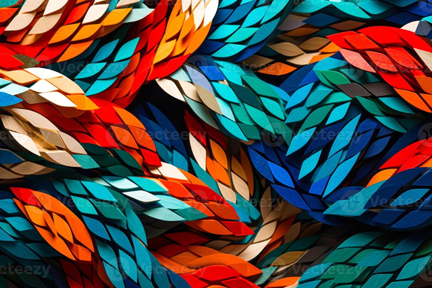 background of colorful fragments of scales, abstract mosaic photo