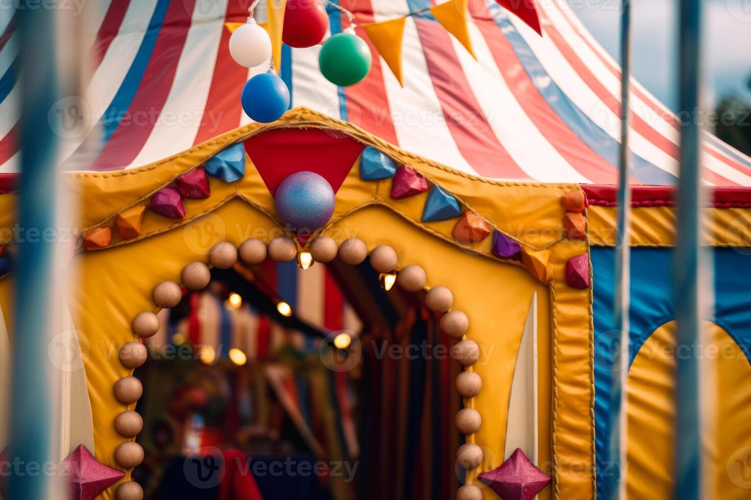 color circus tent photo