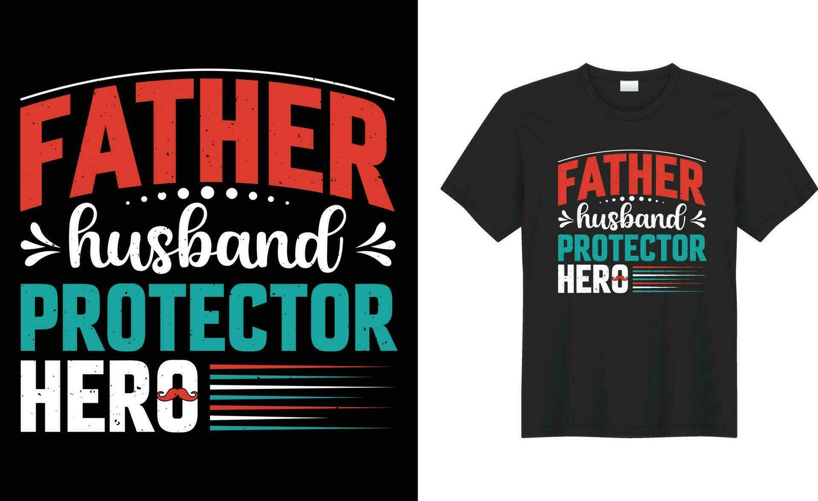 Happy Fathers day typography best T-Shirt Design vector template. Dad Lover Retro vintage, simple, gift, heart, Funny, poster, family, papa, son, Daddy graphic print ready quotes Bundle Shirts.