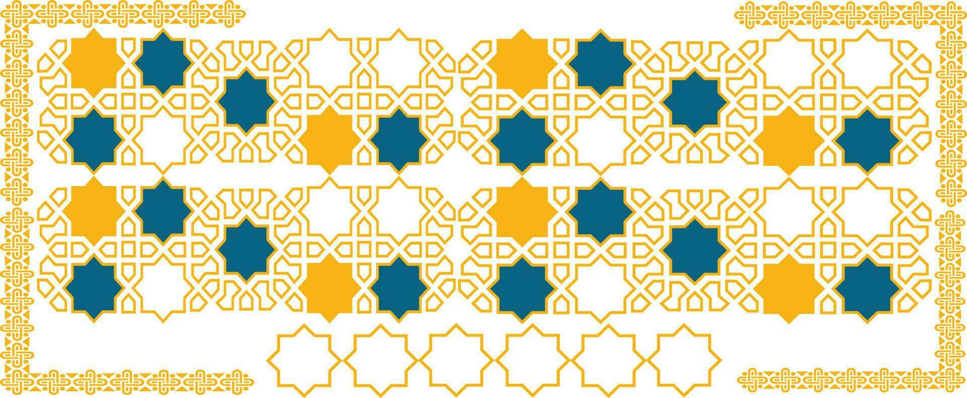 Islamic Background Coloful vector