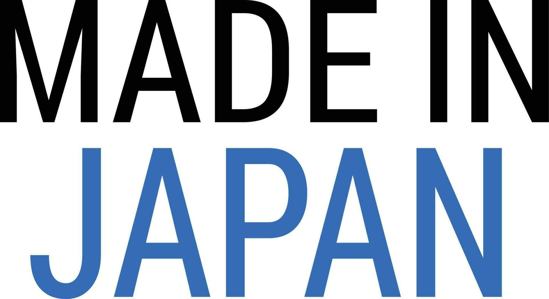 Made In Japan Tag vector