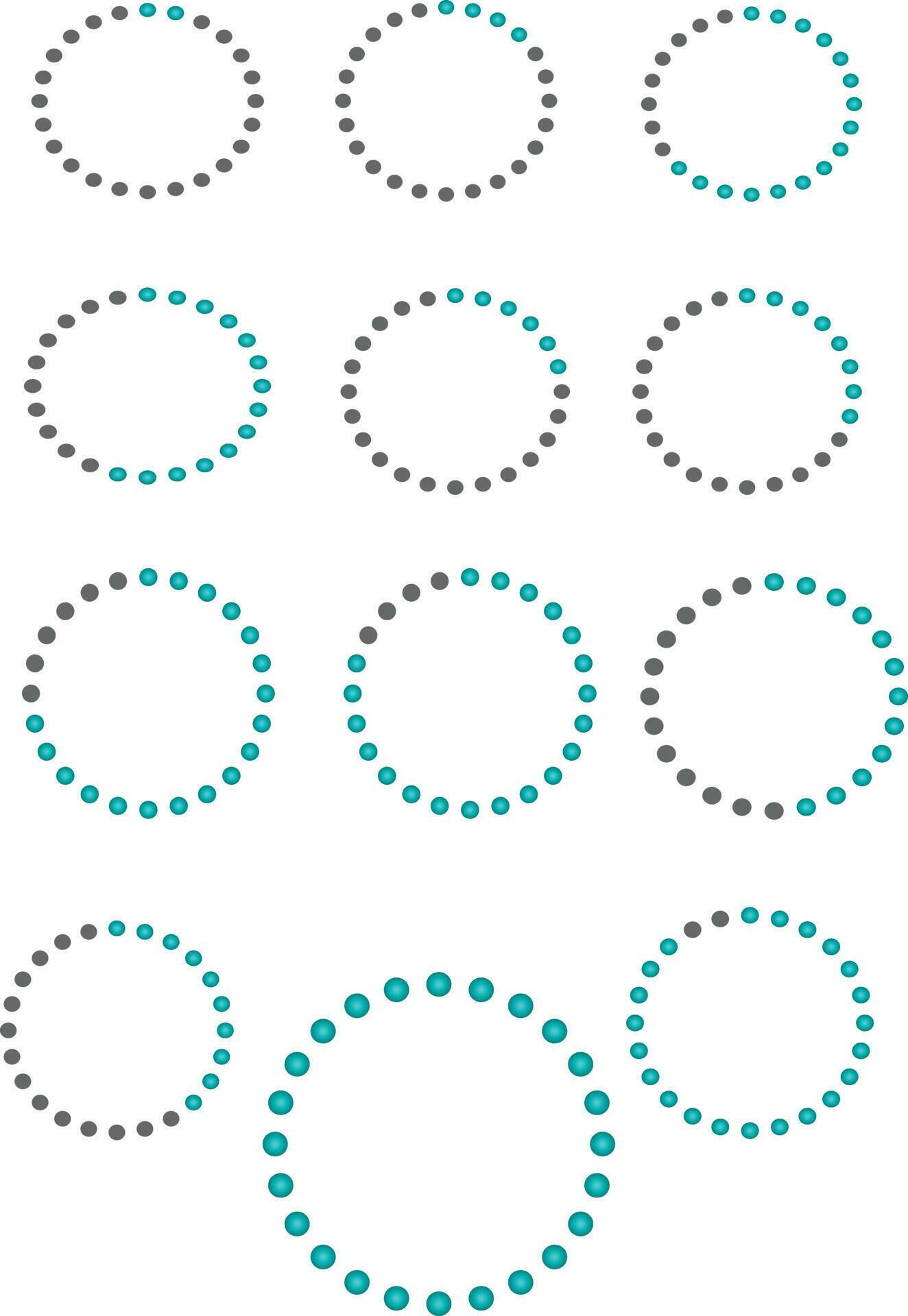 dotted loading rounded shape 24305017 Vector Art at Vecteezy