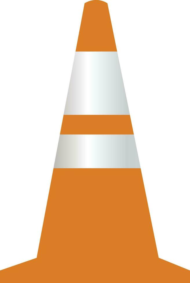 Traffic Cone Sign Vector