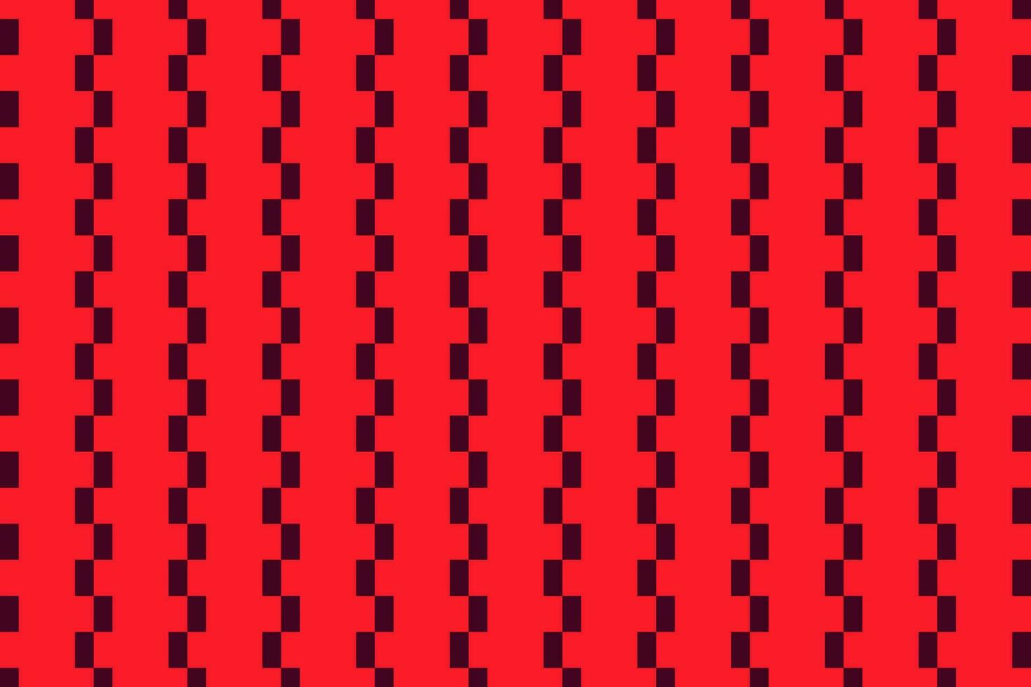 Red and black checkered plaid seamless pattern with natural textile texture vector