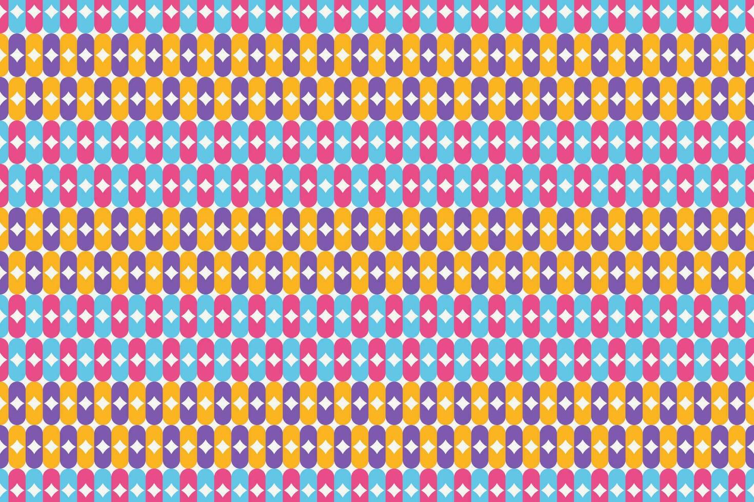 Colorful mosaic lamp tile seamless pattern vector background