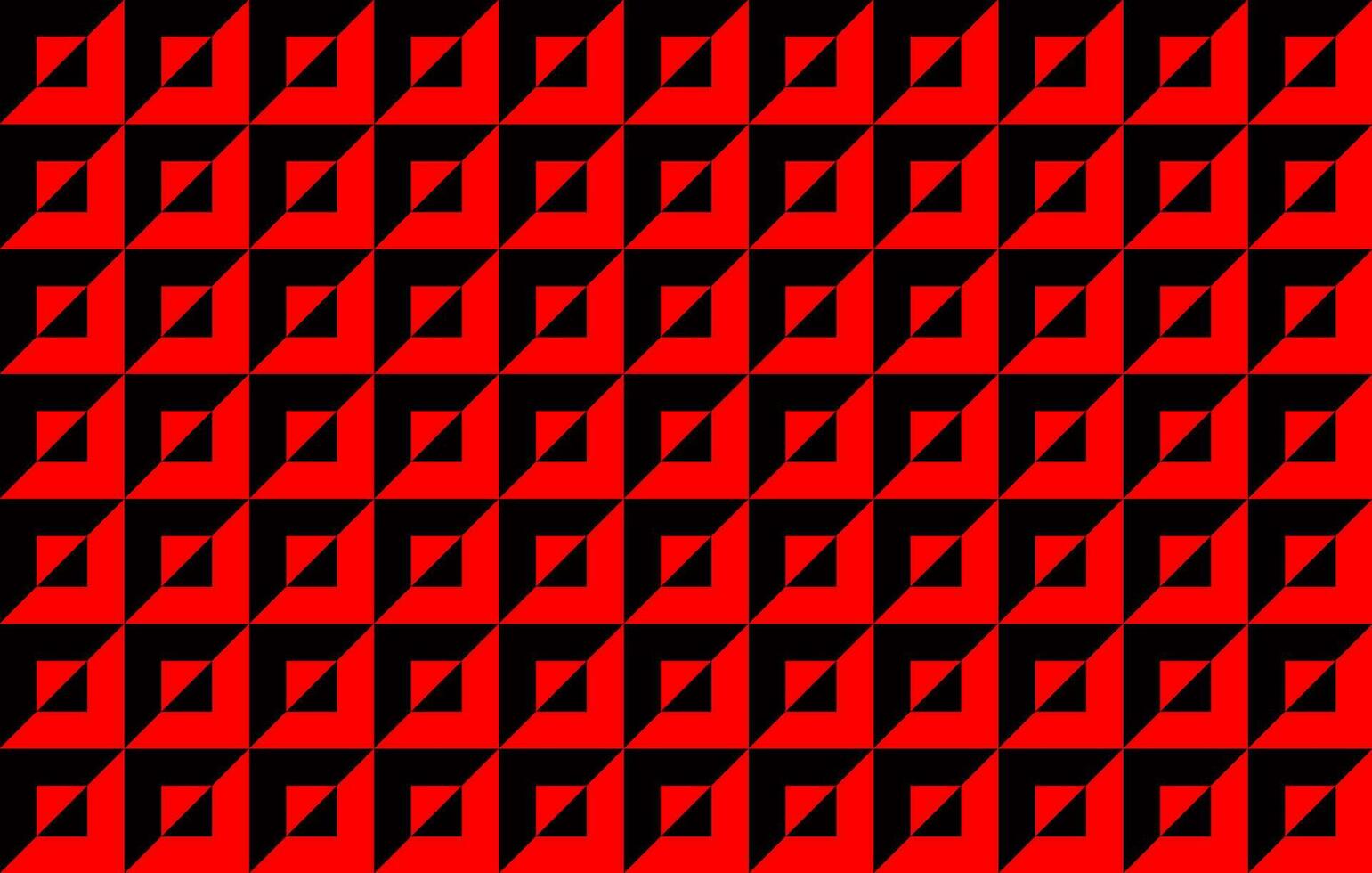 op Arte modelo con rojo y negro cuadrícula. geométrico antecedentes. vector