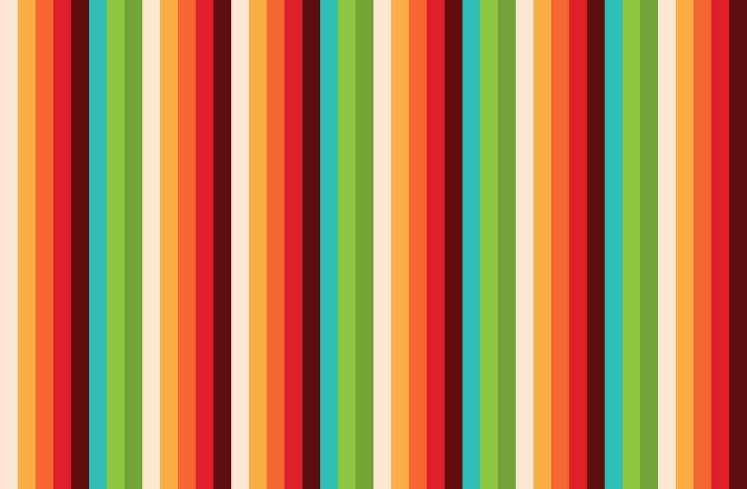 naranja, rojo, marrón, azul, verde a rayas línea modelo vector antecedentes