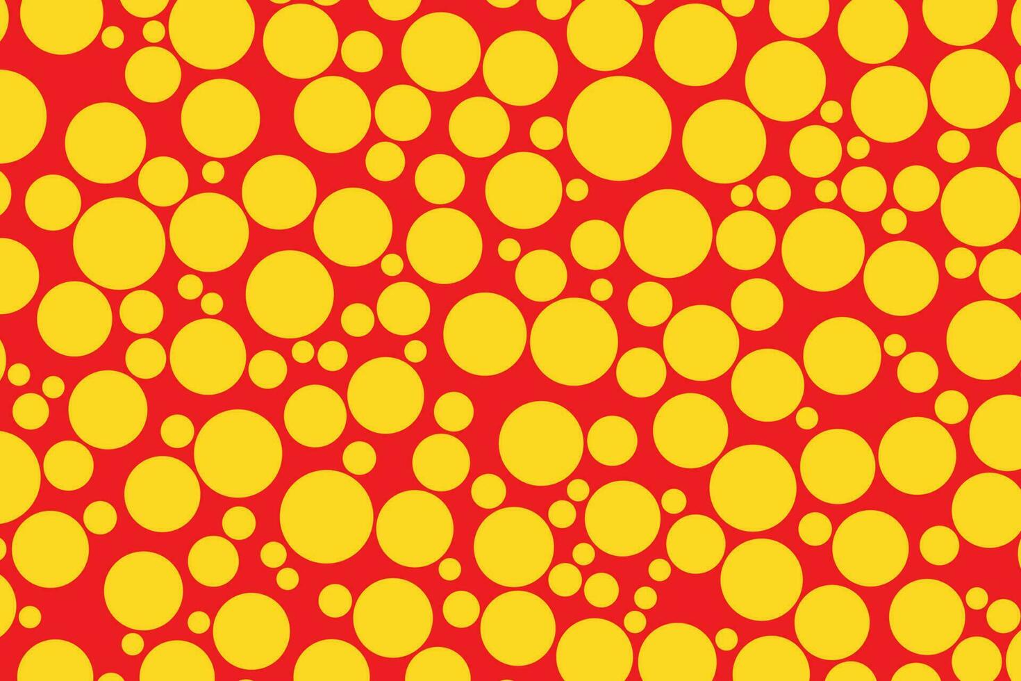 Red and yellow chaotic circle background vector