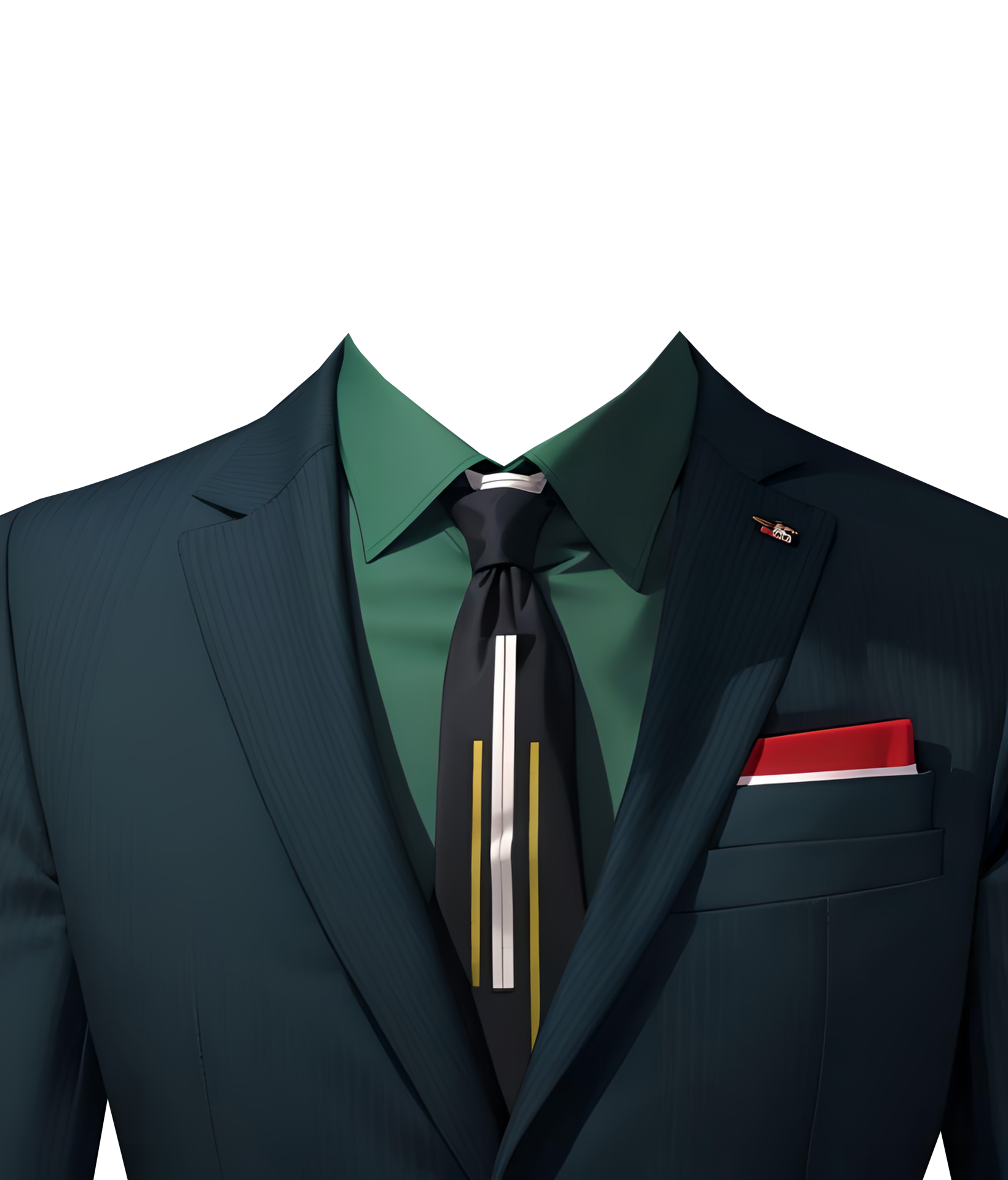 Blazer Suit Design. Company Concept simple element from cloth