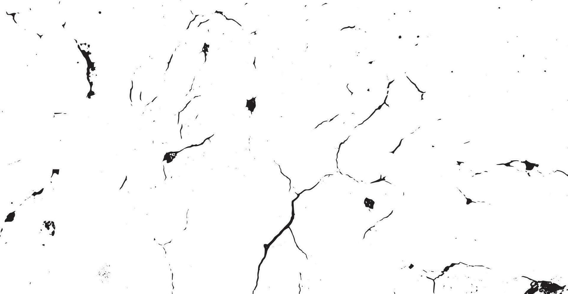 Black grunge effect on white background, cracked ground, ground  distress texture, damage texture, scratch texture, grunge texture for overlay design extra effect, vector