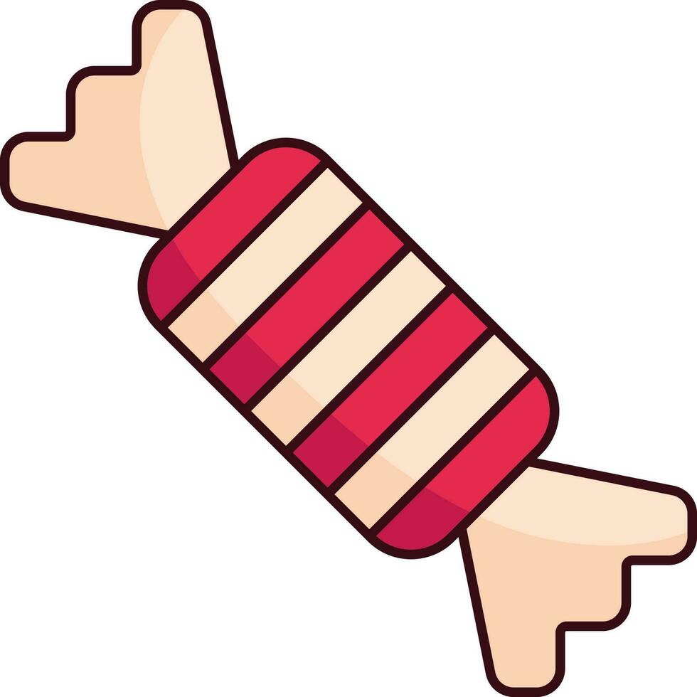 Red Toffee Icon vector