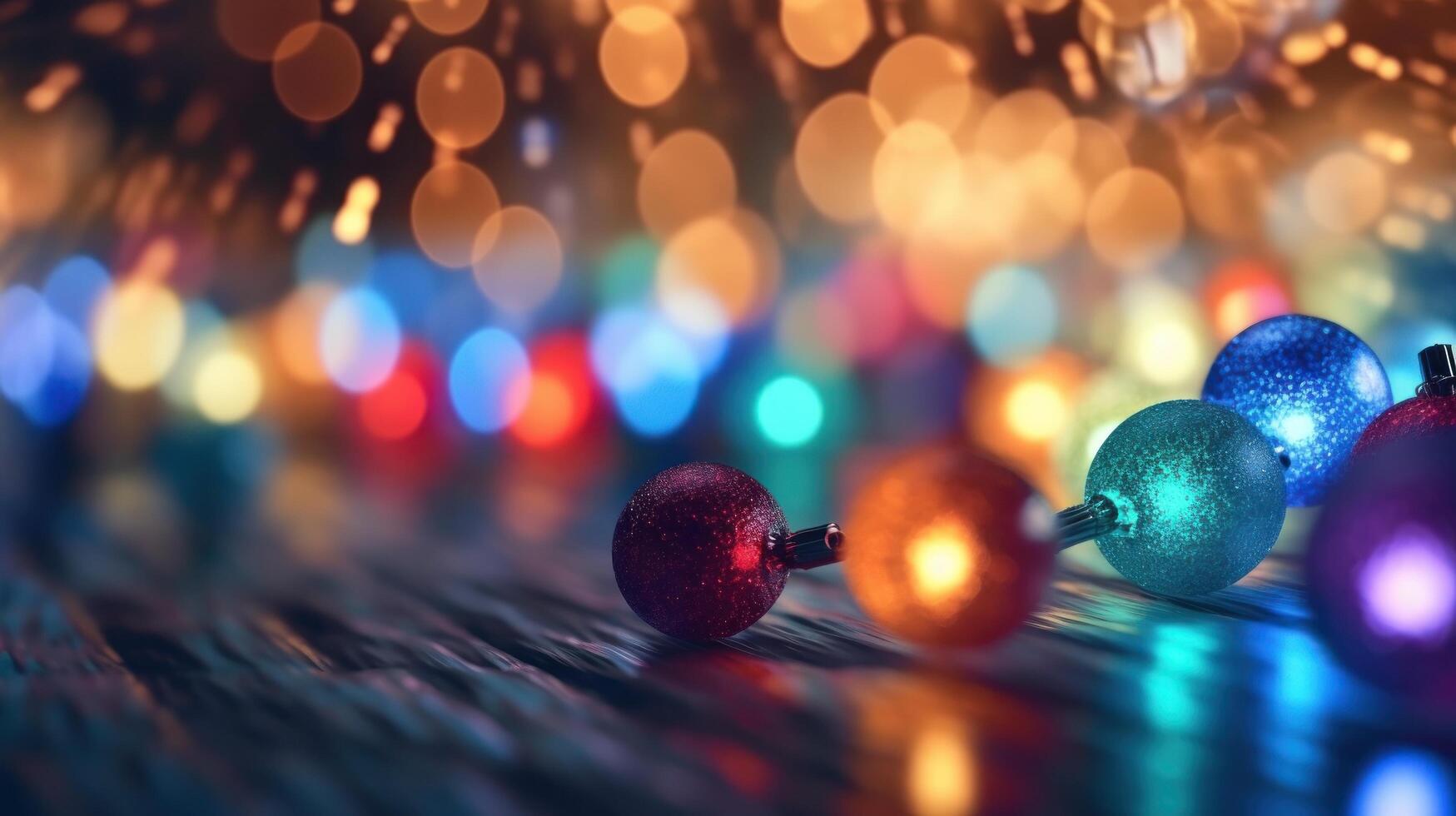 Christmas ball background. Illustration photo